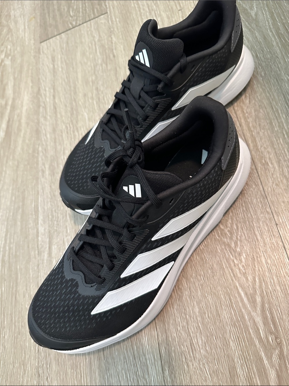 NWOT Adidas Duramo SL 2 Black & White Running Sneakers - Picture 5 of 13